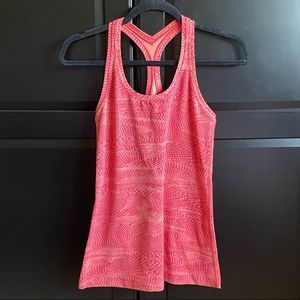 NWOT Lululemon Cool Racerback Luxtreme 8 RARE Orange Print